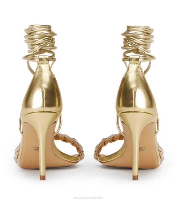 niedrige Absätze| de Tony Bianco Frauen Henley-Heels Gold-Nappa-Metallic 4624276